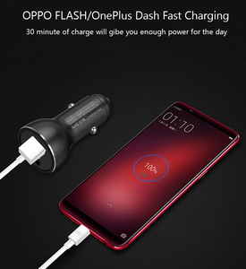 VOOC/DASH Flash Charge/Quick Charge 3.0 Car charger dual port