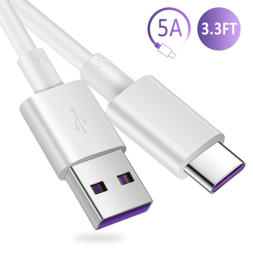 Technoamp 5A Huawei Super Charge USB Type C Cable 3.3ft CA5ASC