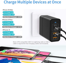 Load image into Gallery viewer, Technoamp 48W USB C PD3.0 PPS 30W Quick Charge 4.0 &amp; 2 Port Quick Charge 3.0 WCTC48