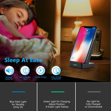 Load image into Gallery viewer, TechnoAmp Fast Wireless Charger w/ Cooling Fan 10W 7.5W QC3.0 Fast wireless charging