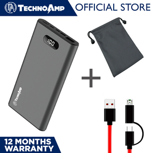 Technoamp 10000mAh All in One Fast Charge Power Bank Dash VOOC Super Charge QC 3.0 USB C PD PBAO10