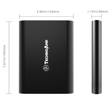 Load image into Gallery viewer, Technoamp Laptop Power Bank 40000mAh 24/20/16/9/5V 4.5A USB C PD 36watts, Dual QC3.0 FCP PBLT40