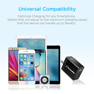 Technoamp WC1QC3 1 port Quick charge 3.0 huawei FCP wall charger