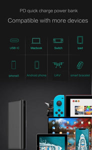 Technoamp 25000mAh 100W PD 3.0 PPS USB Type C Power Bank w/ 2 Ports QC 3.0 Power Delivery PBTC25