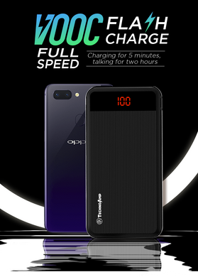 Technoamp VOOC/DASH Charging Power Bank 20000mAh 5V4A PBVC20