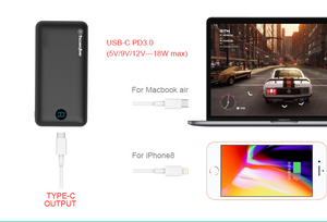 Technoamp 20000mAh PDQC20 PowerBank Quick Charge 3.0 USB C PD 3.0 18w Power Delivery power bank