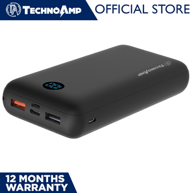 Technoamp 20000mAh PDQC20 PowerBank Quick Charge 3.0 USB C PD 3.0 18w Power Delivery power bank