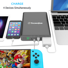 Load image into Gallery viewer, Technoamp 64000mAh AC Power Bank 220V 50hz 130W AC Outlet Portable Laptop Charger USB C PD 36w
