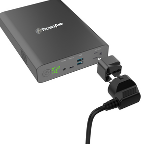 Technoamp 64000mAh AC Power Bank 220V 50hz 130W AC Outlet Portable Laptop Charger USB C PD 36w